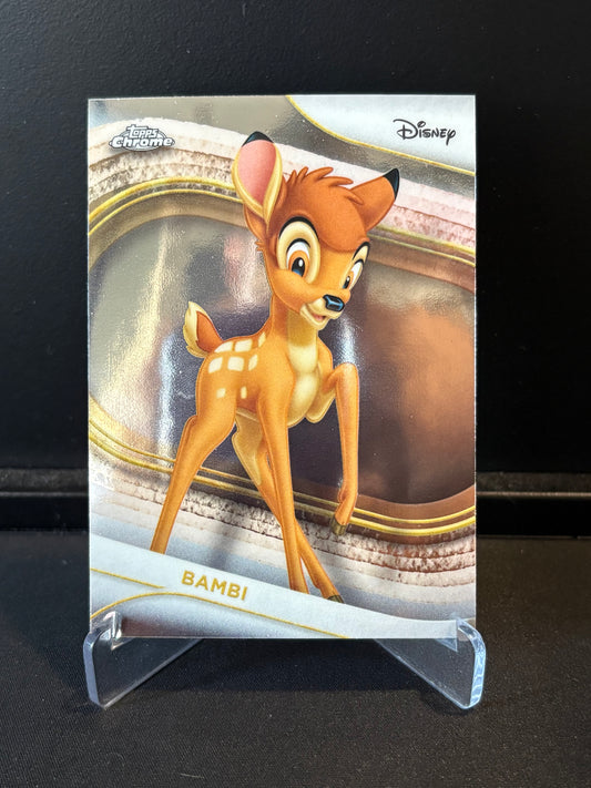 Topps Chrome Disney 2025 – Bambi #7 | Carte Base
