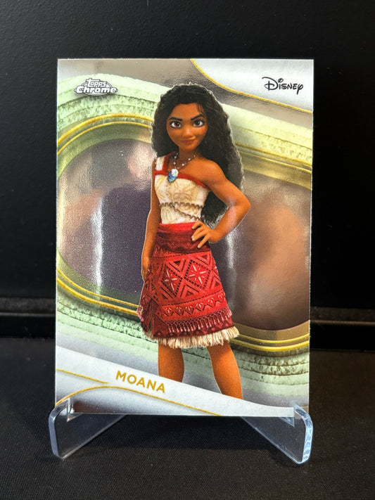 Topps Chrome Disney 2025 – Moana #10 | Carte Base