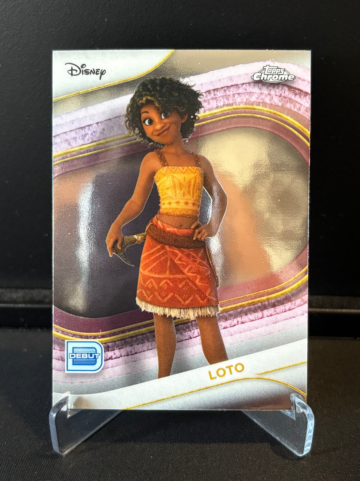 Topps Chrome Disney 2025 – Loto #12 | Carte Base – Debut