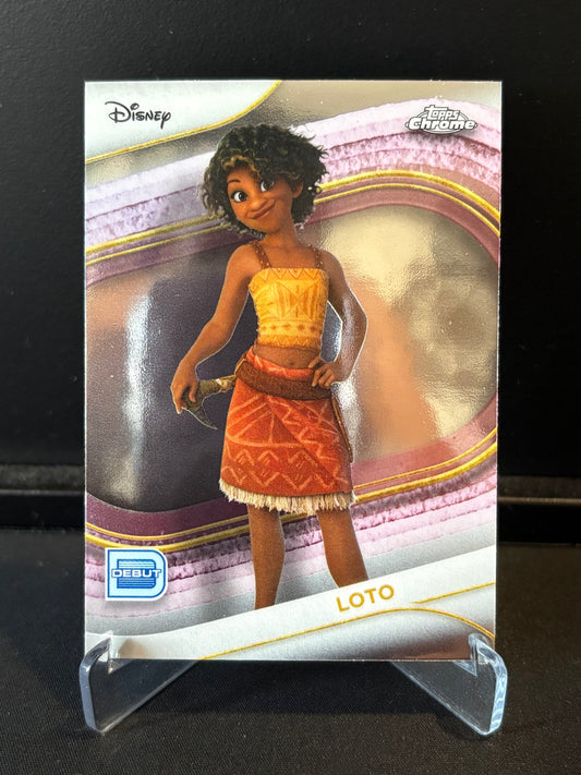 Topps Chrome Disney 2025 – Loto #12 | Carte Base – Debut