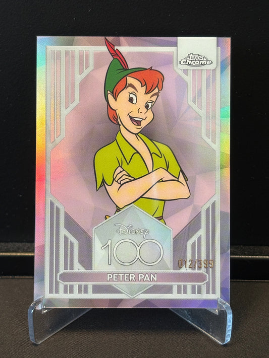 Topps Chrome Disney 100 – Peter Pan #71 | Pink Parallèle /399