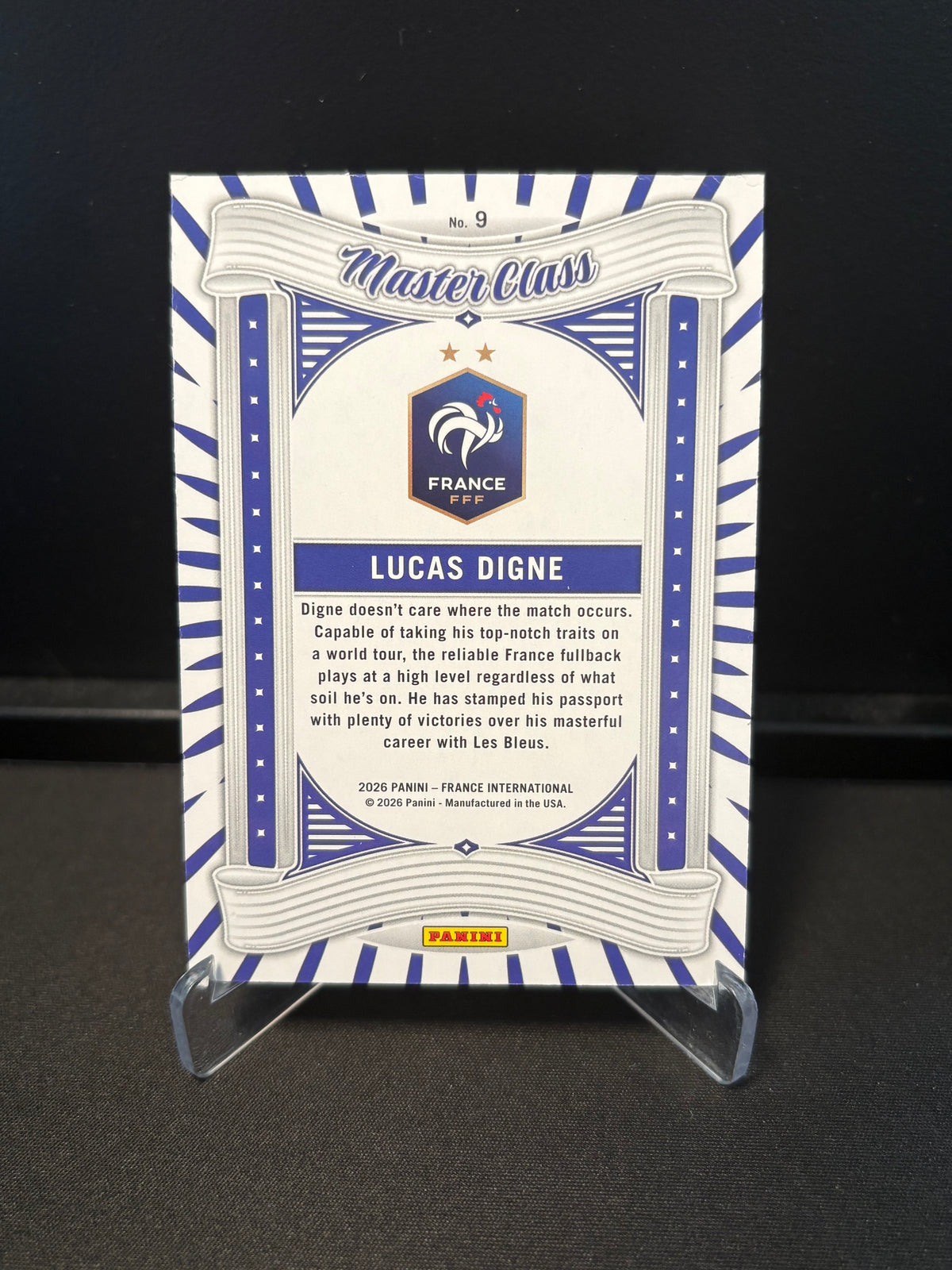 Panini France International 2026 – Lucas Digne | Master Class Base