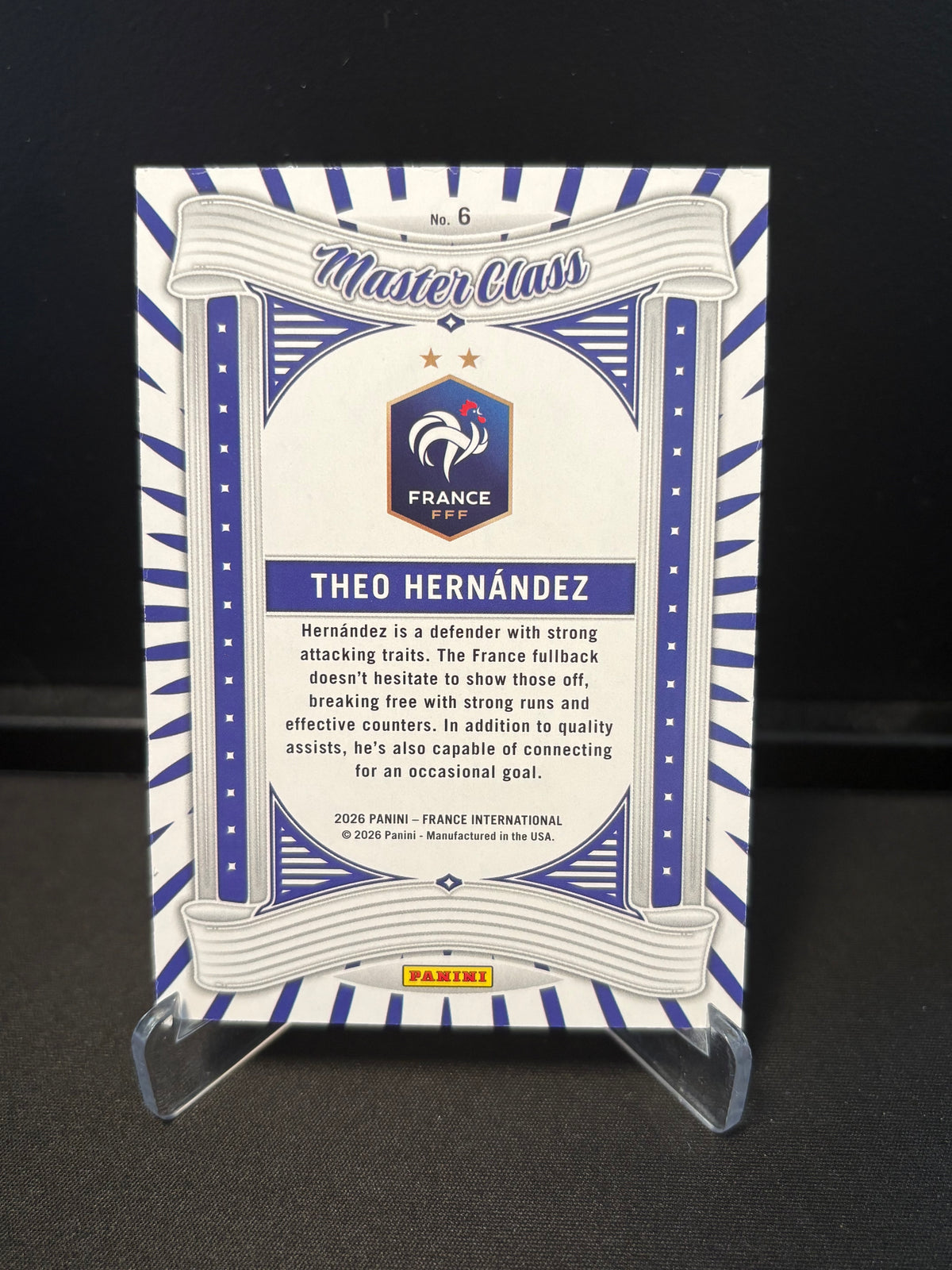 Panini France International 2026 – Theo Hernández | Master Class Base