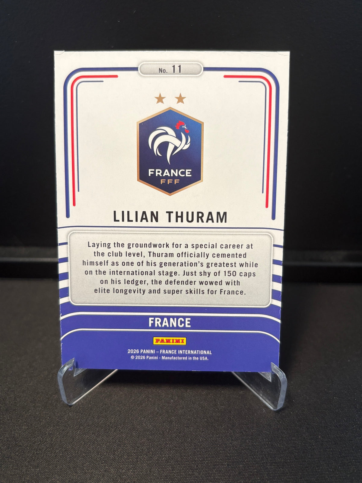 Panini France International 2026 – Lilian Thuram | Limitless Base