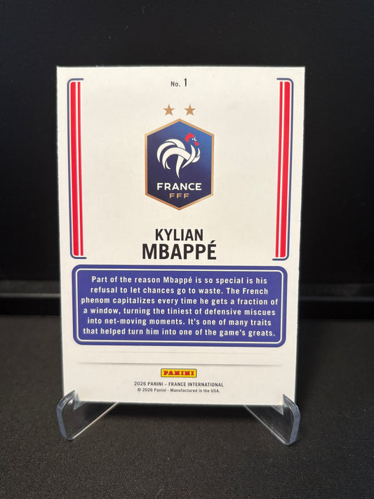 Panini France International 2026 – Kylian Mbappé | Les Bleus Base