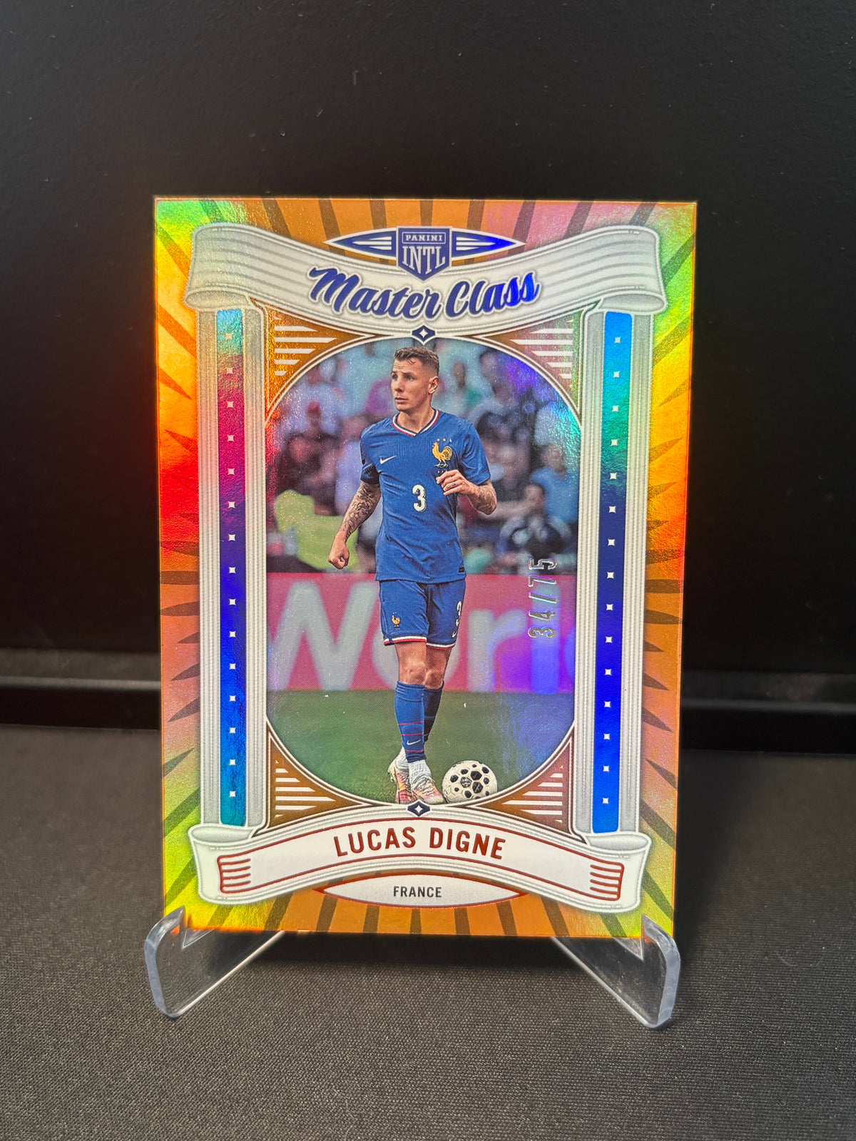 Panini France International 2026 – Lucas Digne | Master Class Orange /75