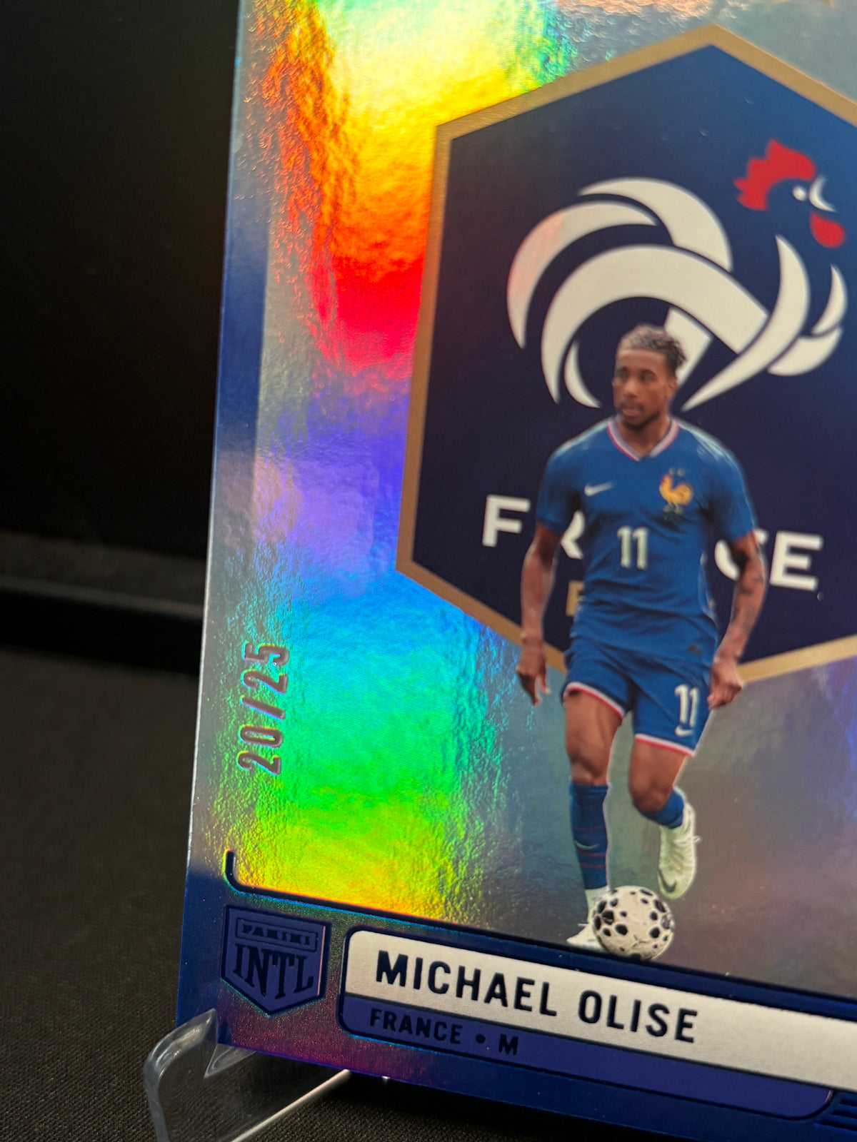 Panini France International 2026 – Michael Olise | Insert Les Bleus Blue /25