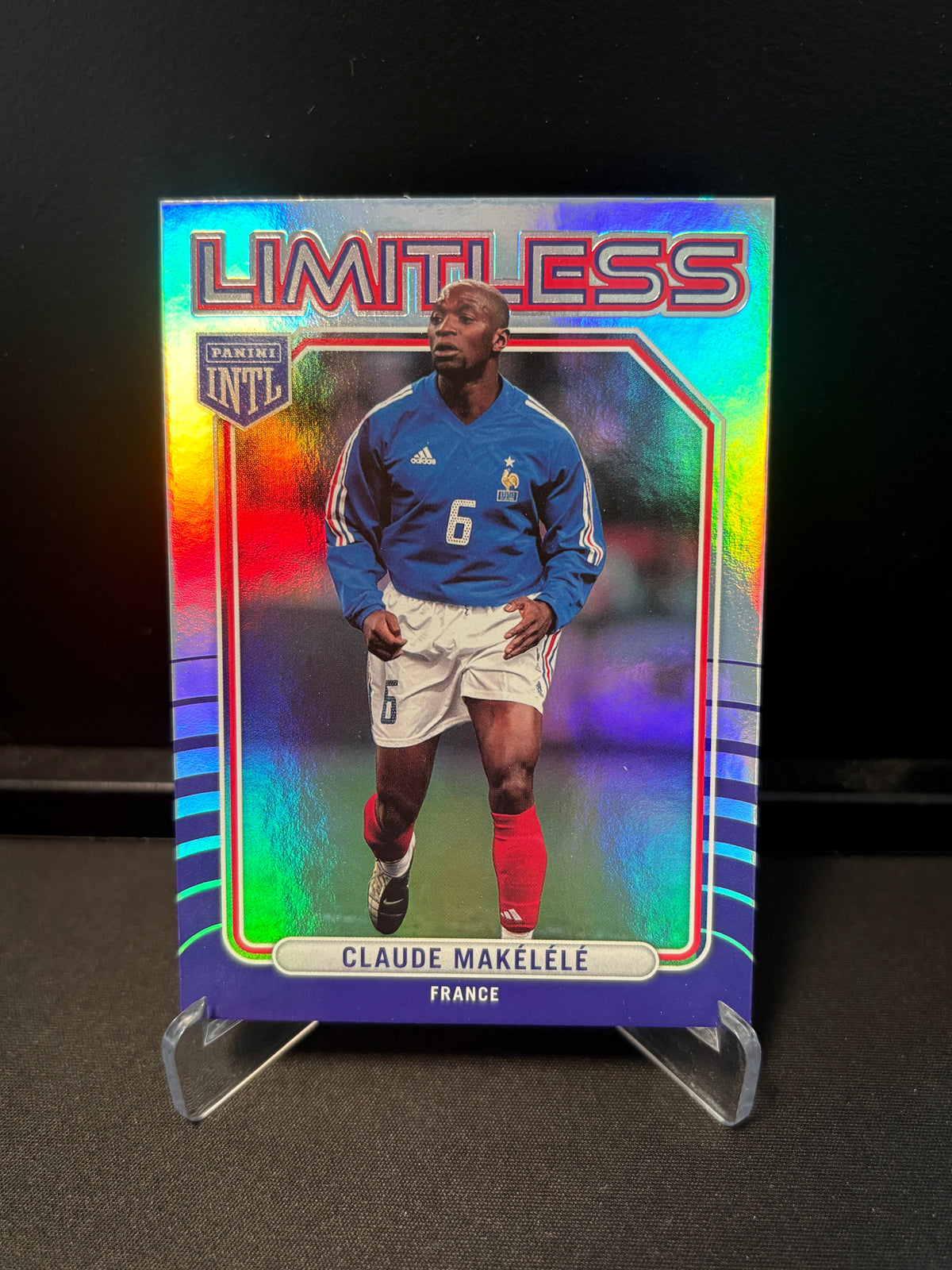 Panini France International 2026 – Claude Makélélé #13 | Insert Limitless Holo