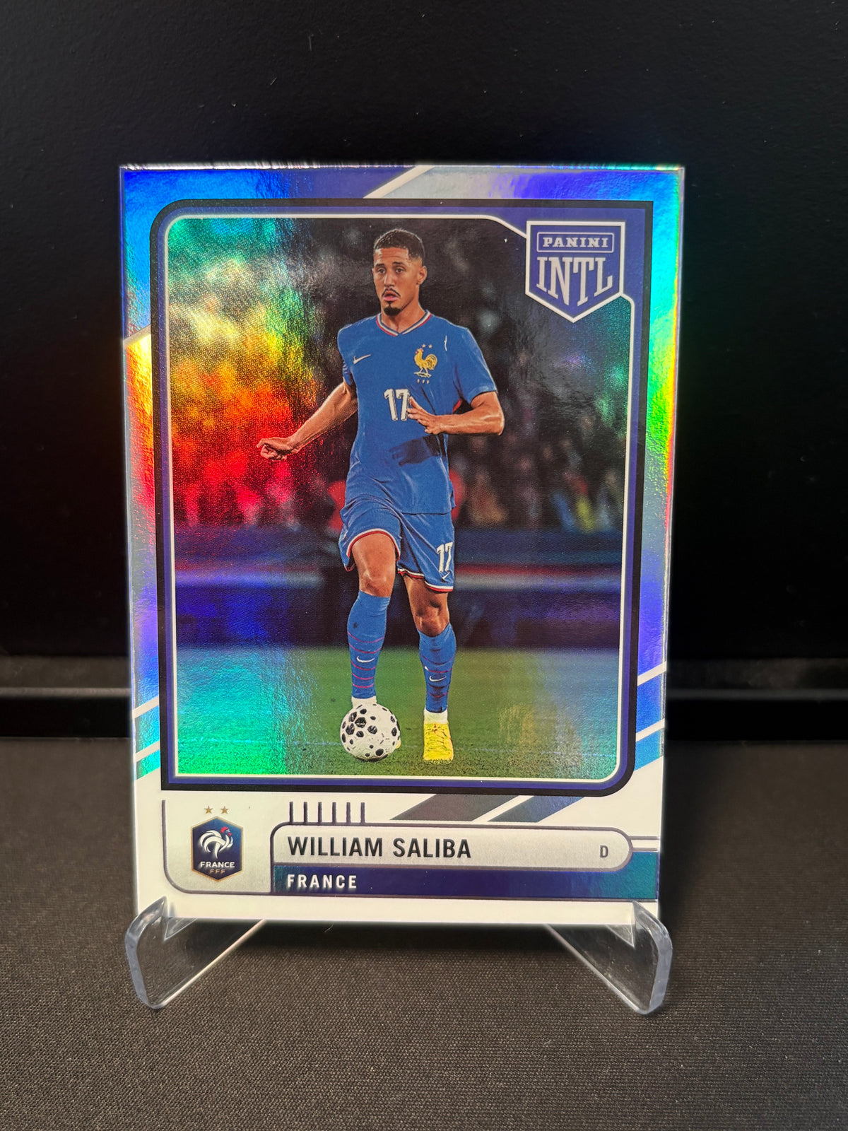 Panini France International 2026 – William Saliba #8 | Base Holo