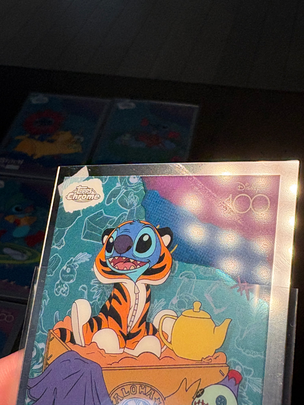 Topps Chrome Disney 100 2023 – Stitch in Costume | Set complet 9 cartes (voir description)