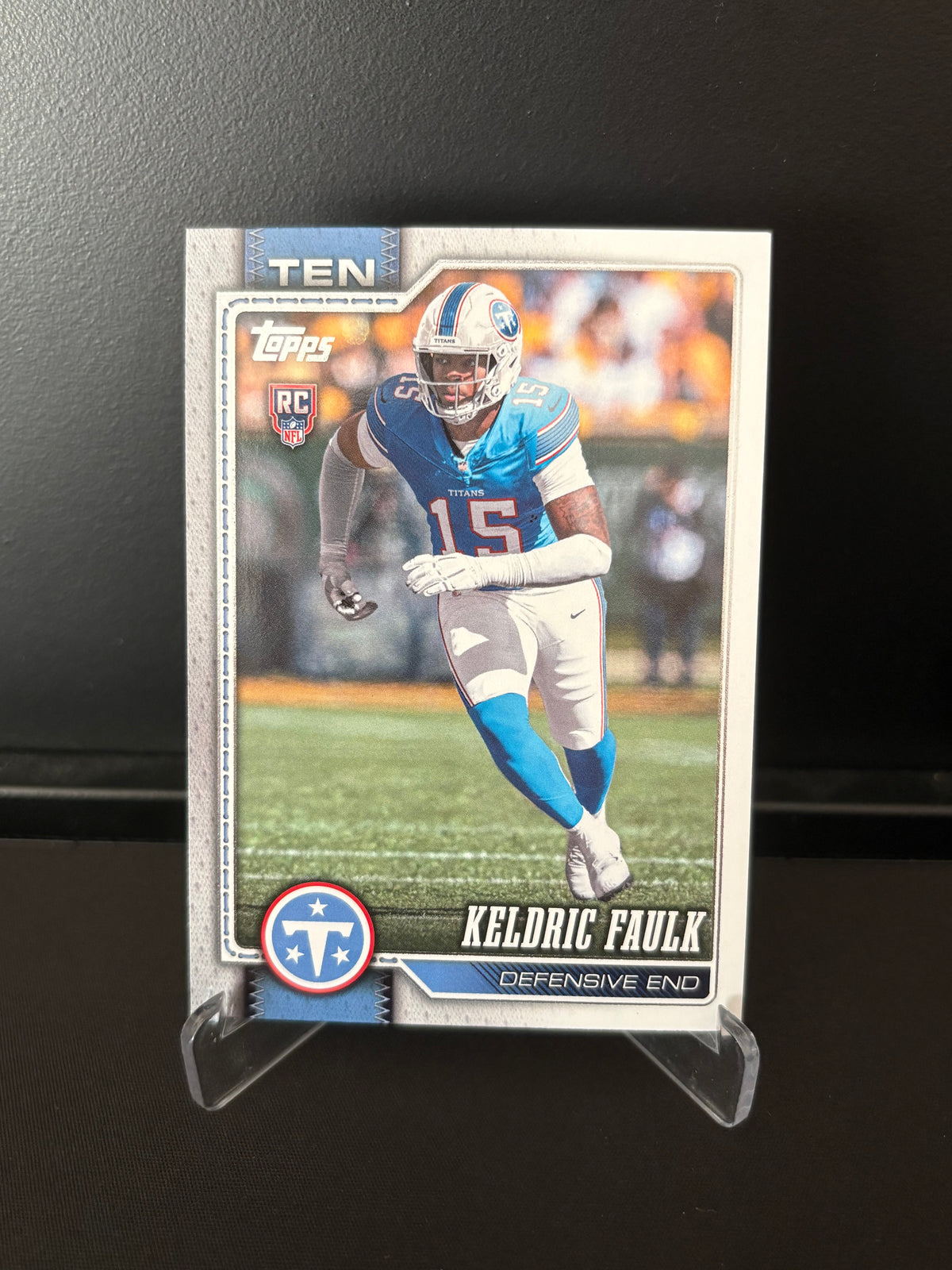 Topps NFL 2026 – Keldric Faulk #344 | Rookie Card – Tennessee Titans