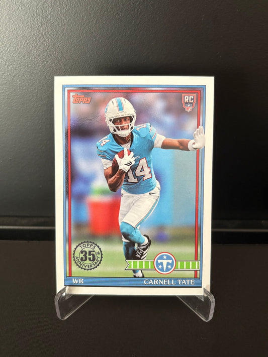 Topps NFL 2026 – Carnell Tate #91TR-18 | 35th Anniversary Rookie Card – Tennessee Titans