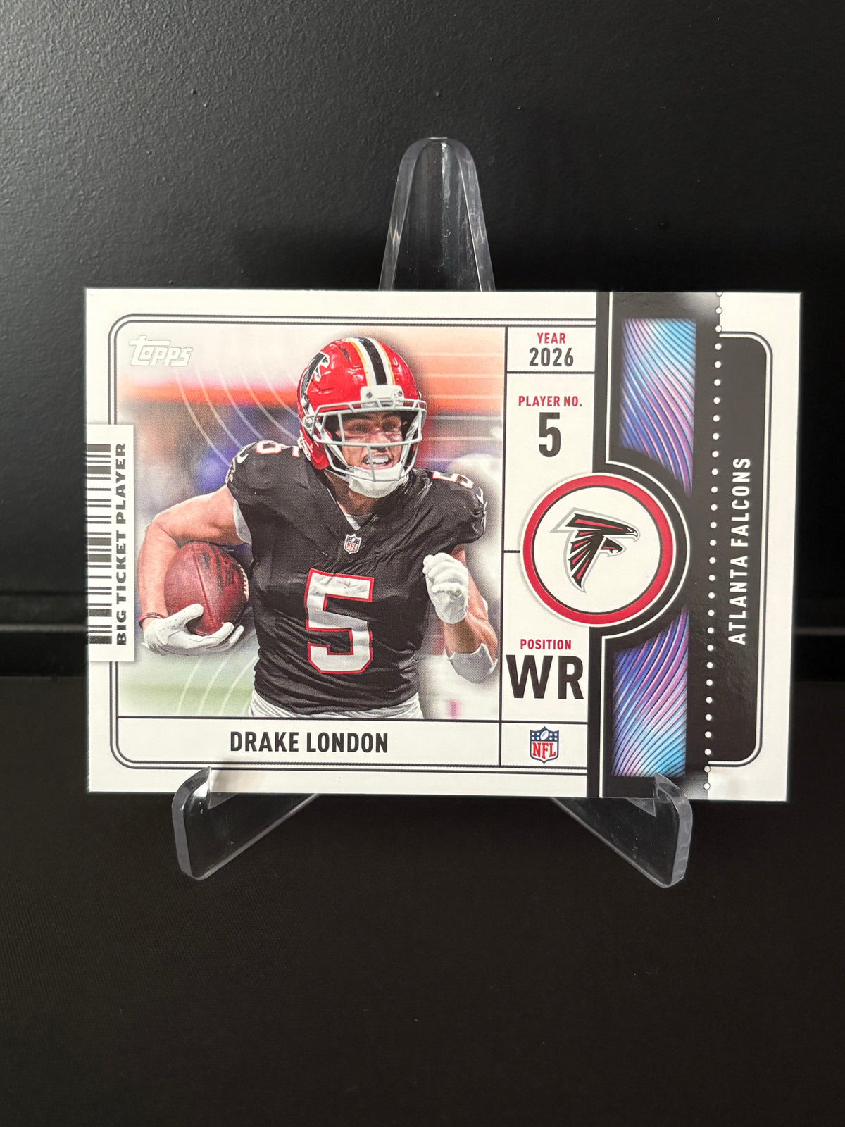 Topps Flagship NFL 2026 – Drake London BTP-4 | Big Ticket Player