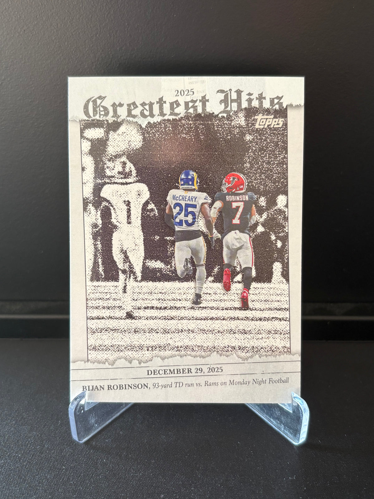 Topps Flagship NFL 2026 – Bijan Robinson 25GH-BR | Greatest Hits