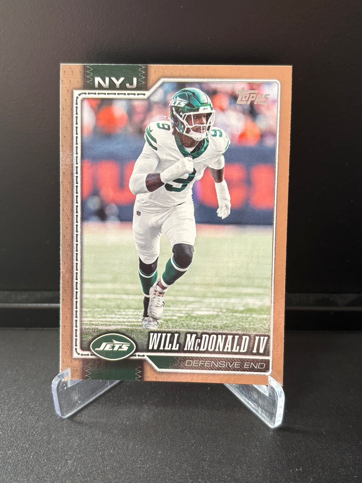 Topps Flagship NFL 2026 – Will McDonald IV #158 | Gold Border /2026